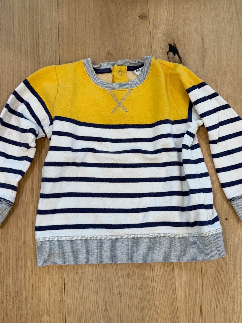 Baby Boden Boys Striped Sweatshirt 18–24M